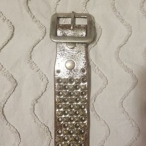 Studded Leather Belt